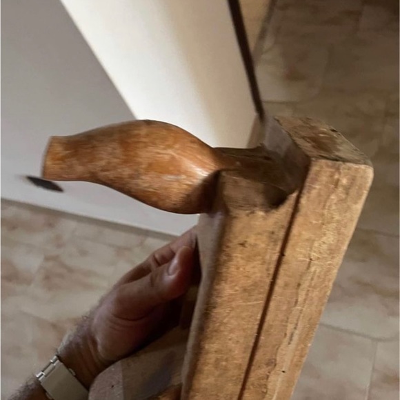 vintage carpenter tool from Sicily. 
Hand made - Picture 4 of 9